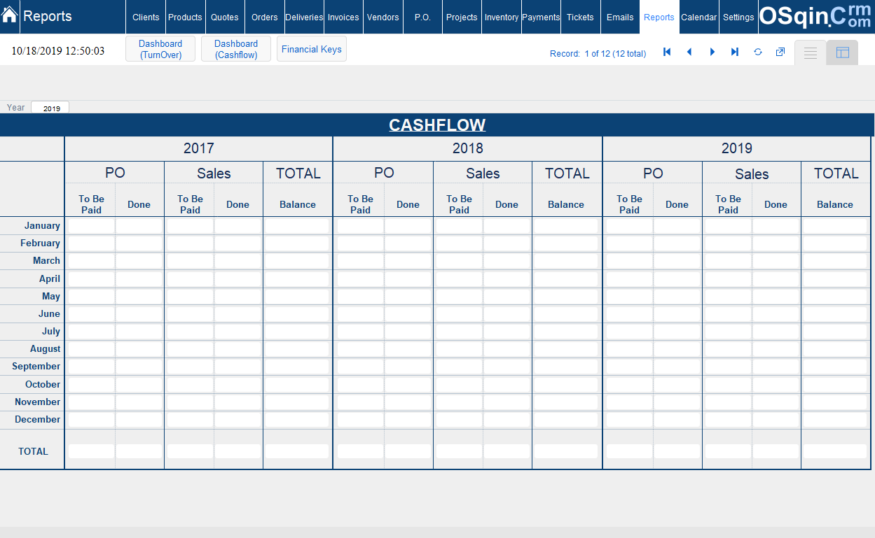 OSqin Cashflow Crm