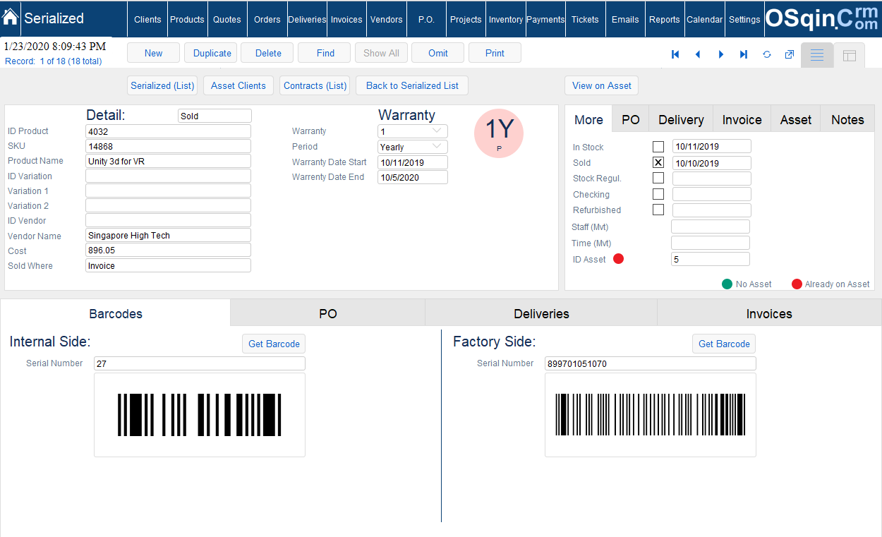 Filemaker database Solution