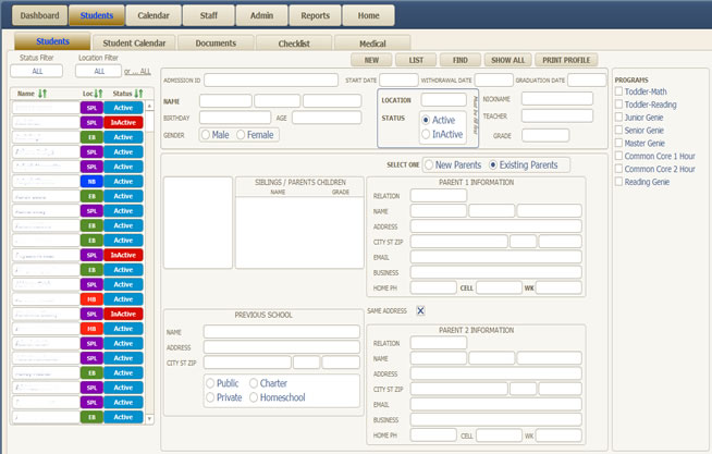 school database management system